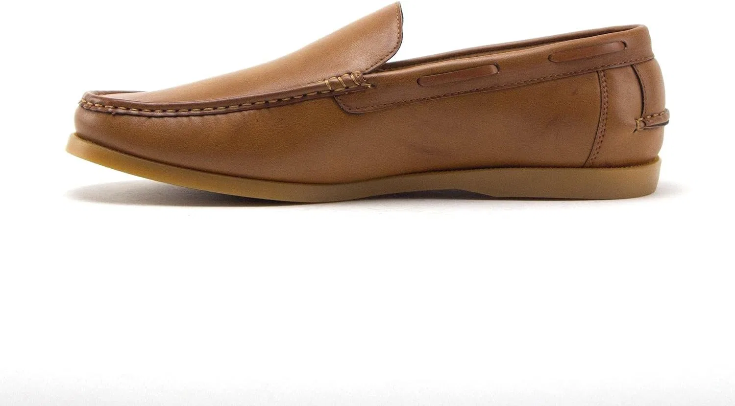Мокасины мужские Classic Slip On Moccasin Style Dress Loafers Boat Shoes, Tan Jazamé — фото 2