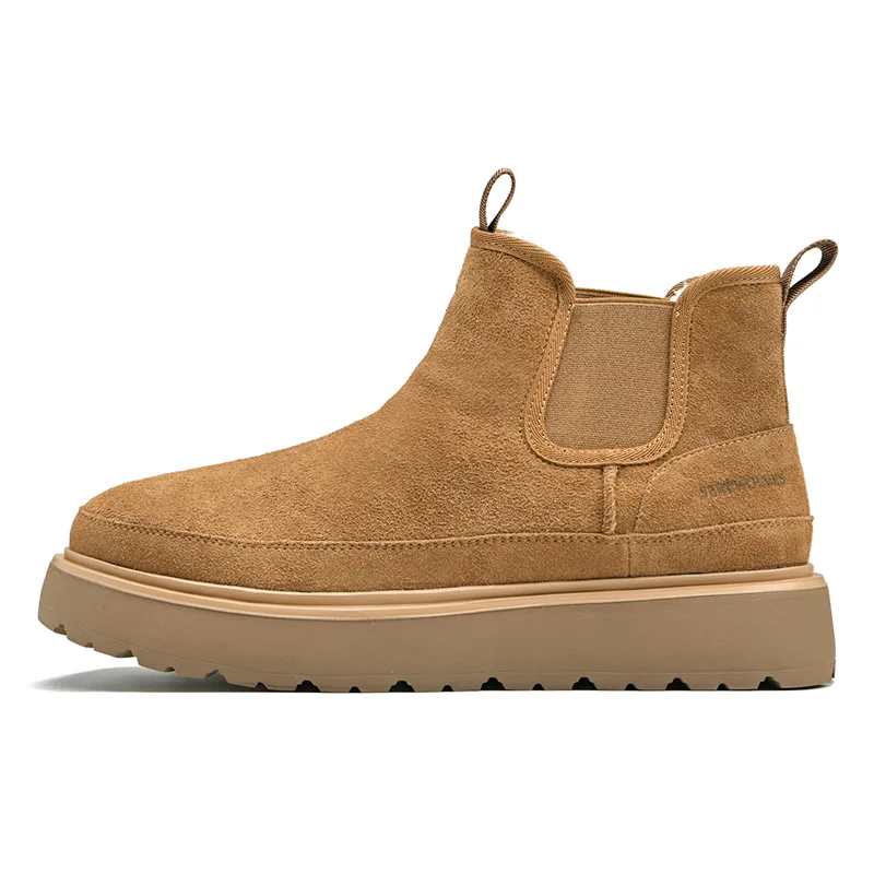 Челси ботинки из спилка для мужчин SEPTWOLVES, Yellow (Single Lining Style) (Standard Leather Shoe Size)