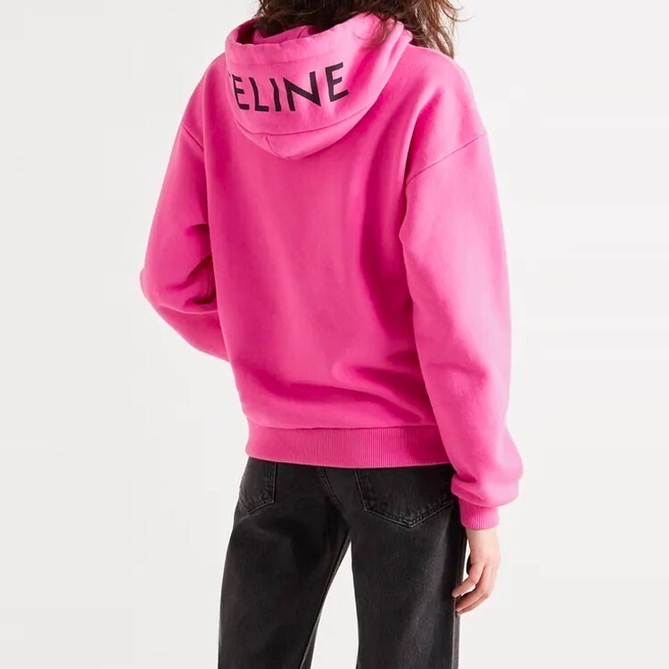 Толстовка мужская ярко-розовая Celine, розовый — фото 4