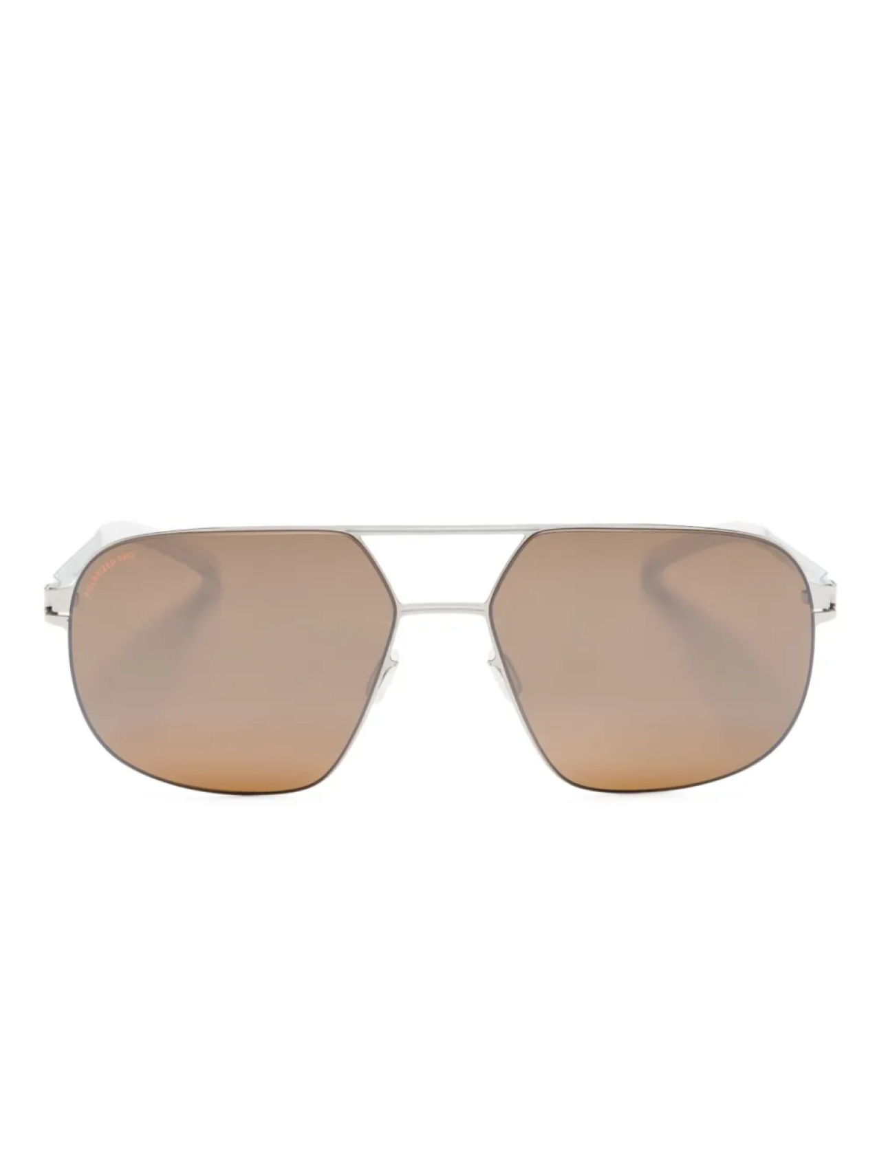 

Mykita солнцезащитные очки-пилоты Angus, серебряный
