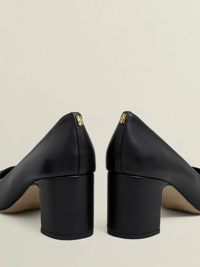 Туфли-лодочки Lily Leather на устойчивом каблуке Hobbs, Black — фото 4