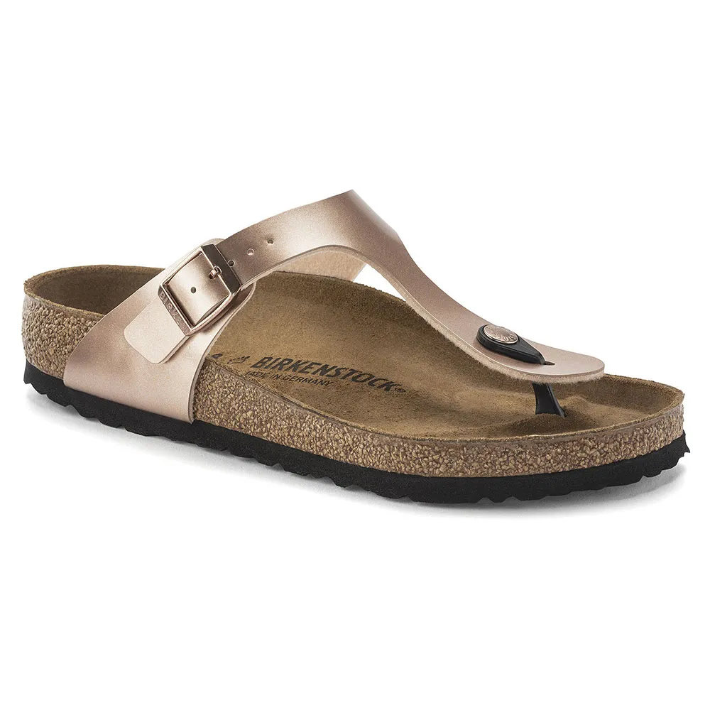 Сандалии Birkenstock Gizeh Birko-Flor, золотой — фото 3