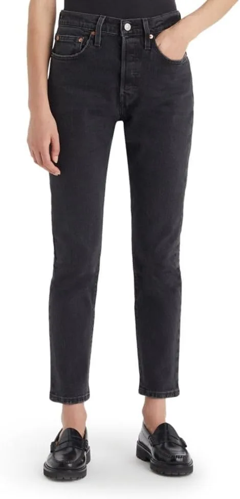 Levi's Женские джинсы 501 Skinny, черный