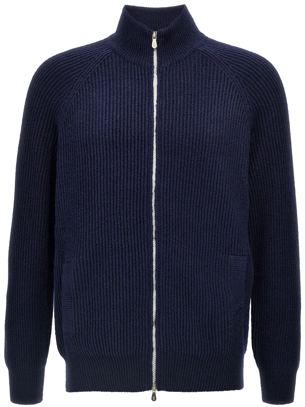 

Кардиган в рубчик Brunello Cucinelli, синий