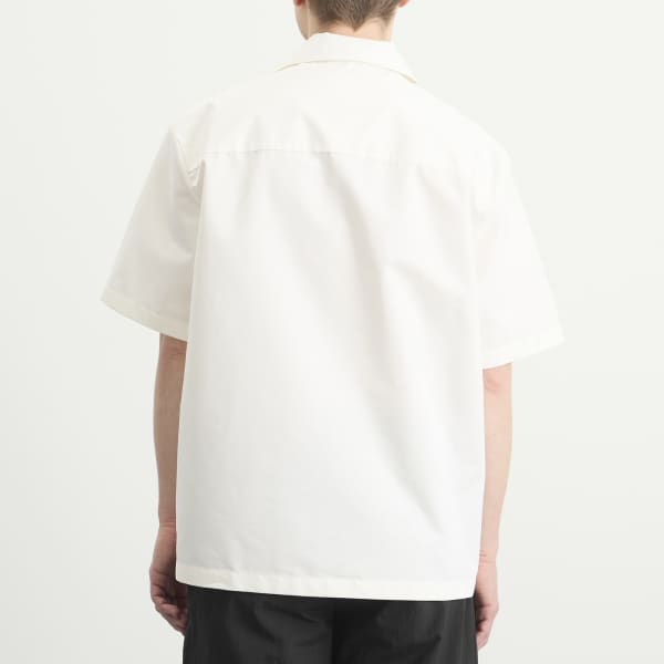Рубашка свободного кроя для боулинга контрастных цветов Jil Sander, Latte — фото 3