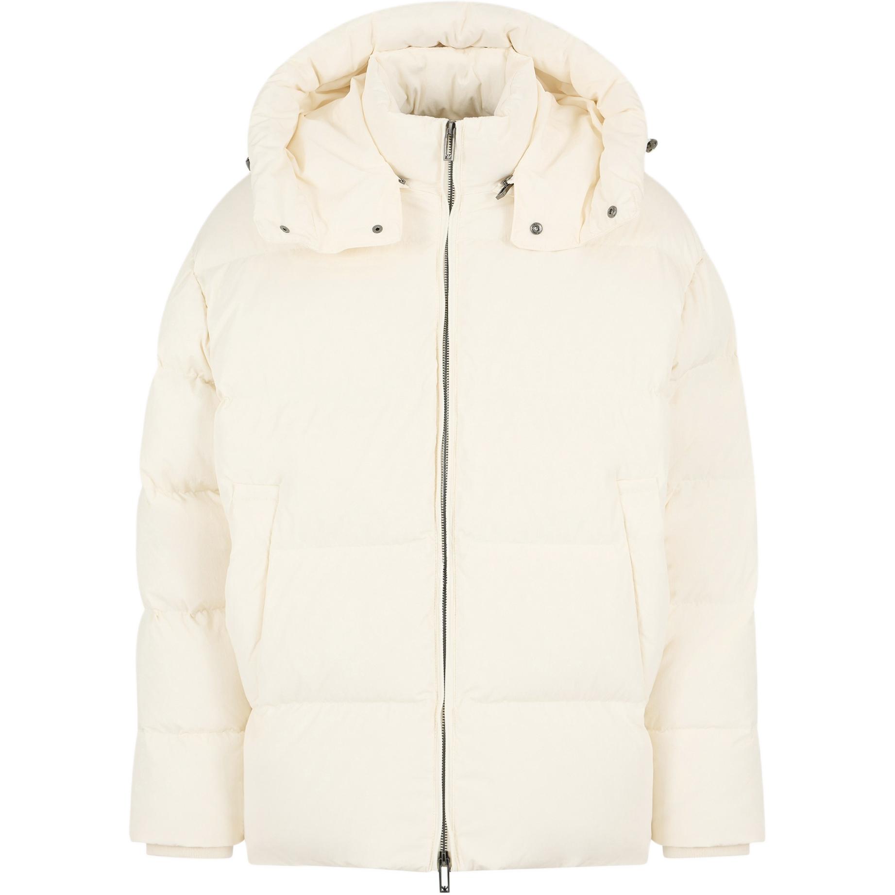 

Пуховик мужской белый EMPORIO ARMANI