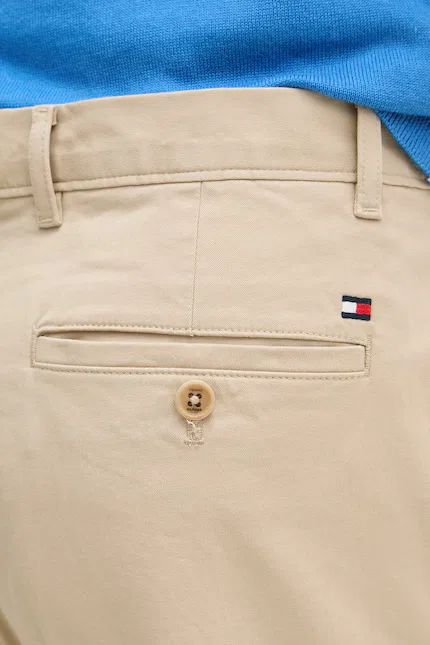 Штаны классические Tommy Hilfiger, бежевый — фото 4