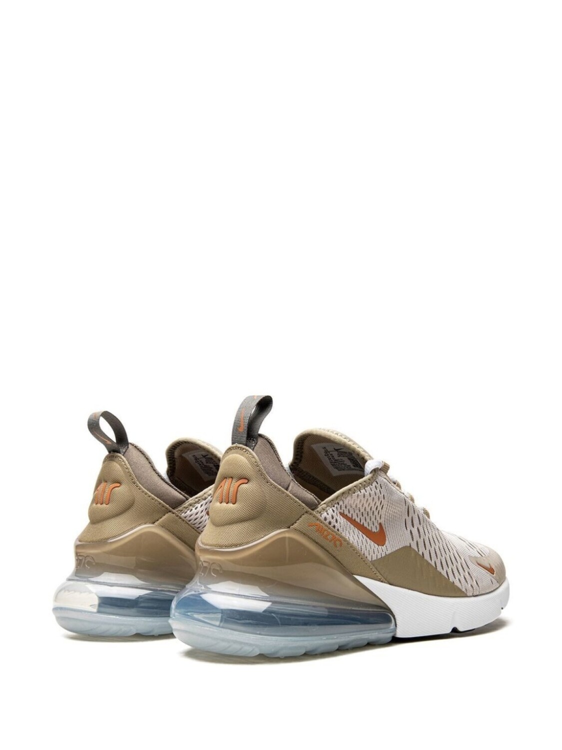 Кроссовки Air Max 270 Nike, бежевый — фото 3