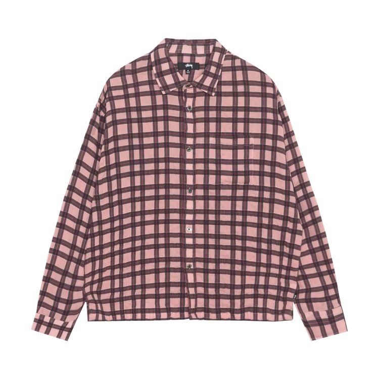 

Рубашка Stussy Sonoma Plaid Shirt 'Pink', разноцветный