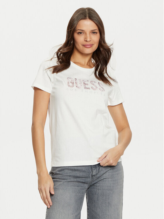 

Футболка стандартного кроя Guess, белый