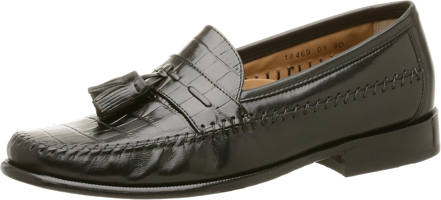 

Мужские лоферы Florsheim Pisa с кисточками и открытым носком, черный