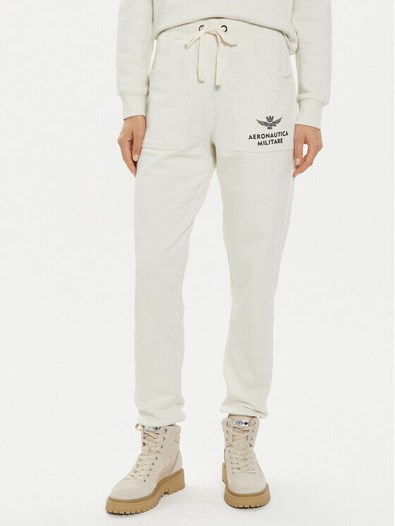 

Спортивные брюки стандартного кроя Aeronautica Militare, экрю