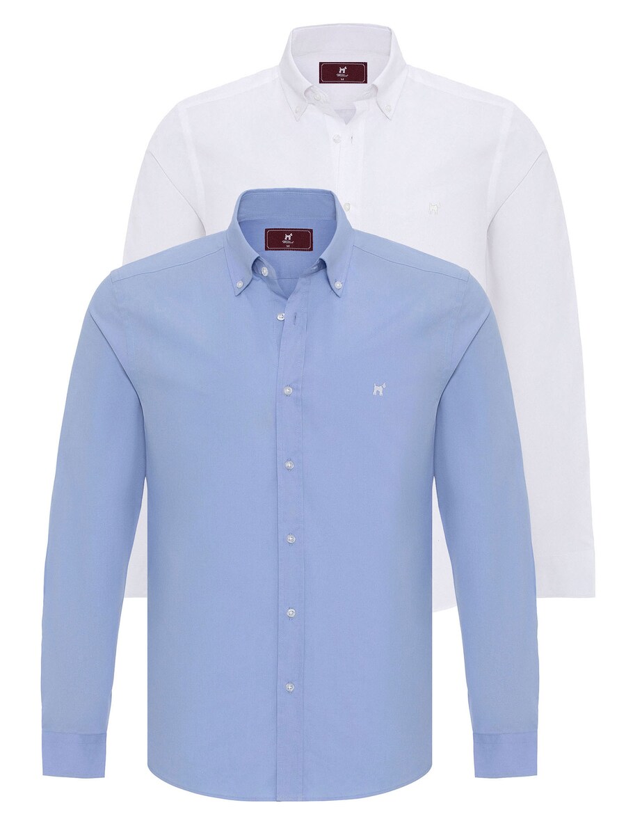 

Рубашка обычного кроя на пуговицах Williot, цвет Blue/White