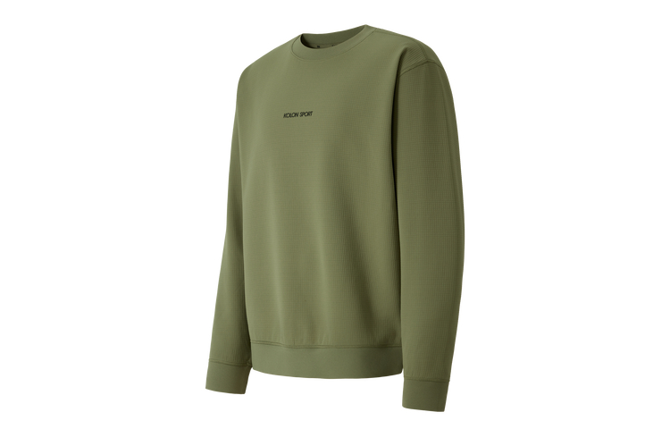 

Свитшот Unisex Crew Neck Moderate Others KOLON SPORT, хаки kk