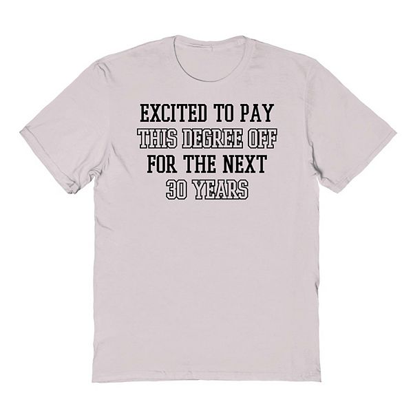 

Футболка с принтом Men's next 30 years graduate Colab89