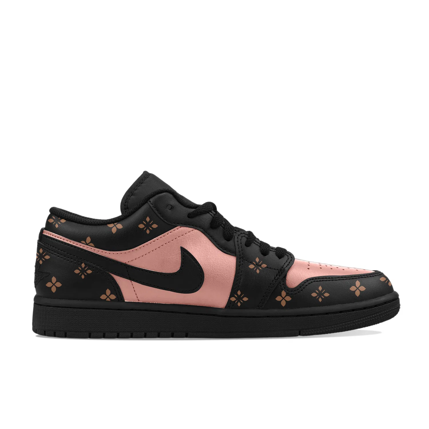 Кроссовки баскетбольные из кожи Jordan Black Pink — фото 4
