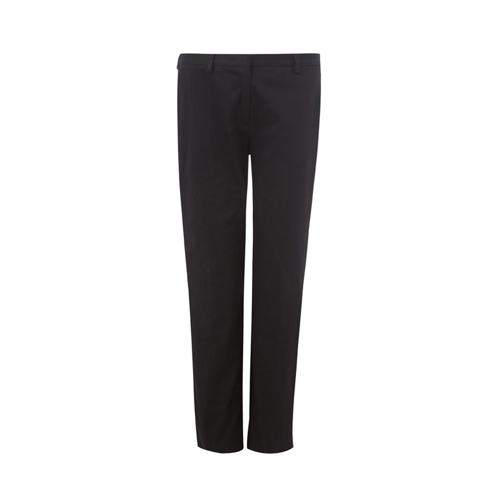 

Итальянские элегантные хлопковые черные брюки Lardini