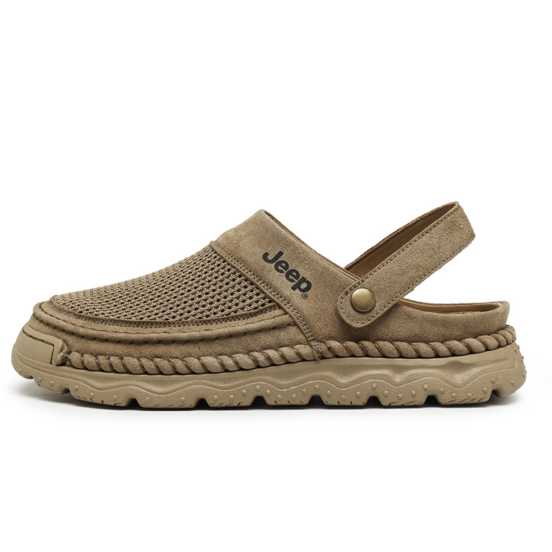 

Jeep Закрытые тапочки унисекс цвета хаки, цвет Khaki