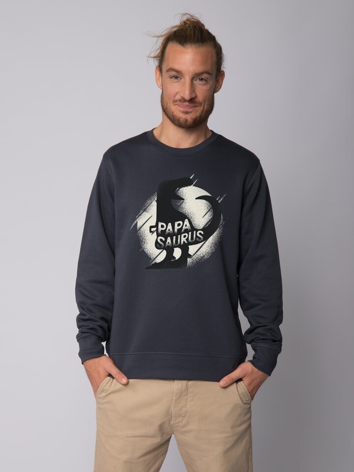 

Толстовка wat Apparel Papasaurus, цвет india ink grey