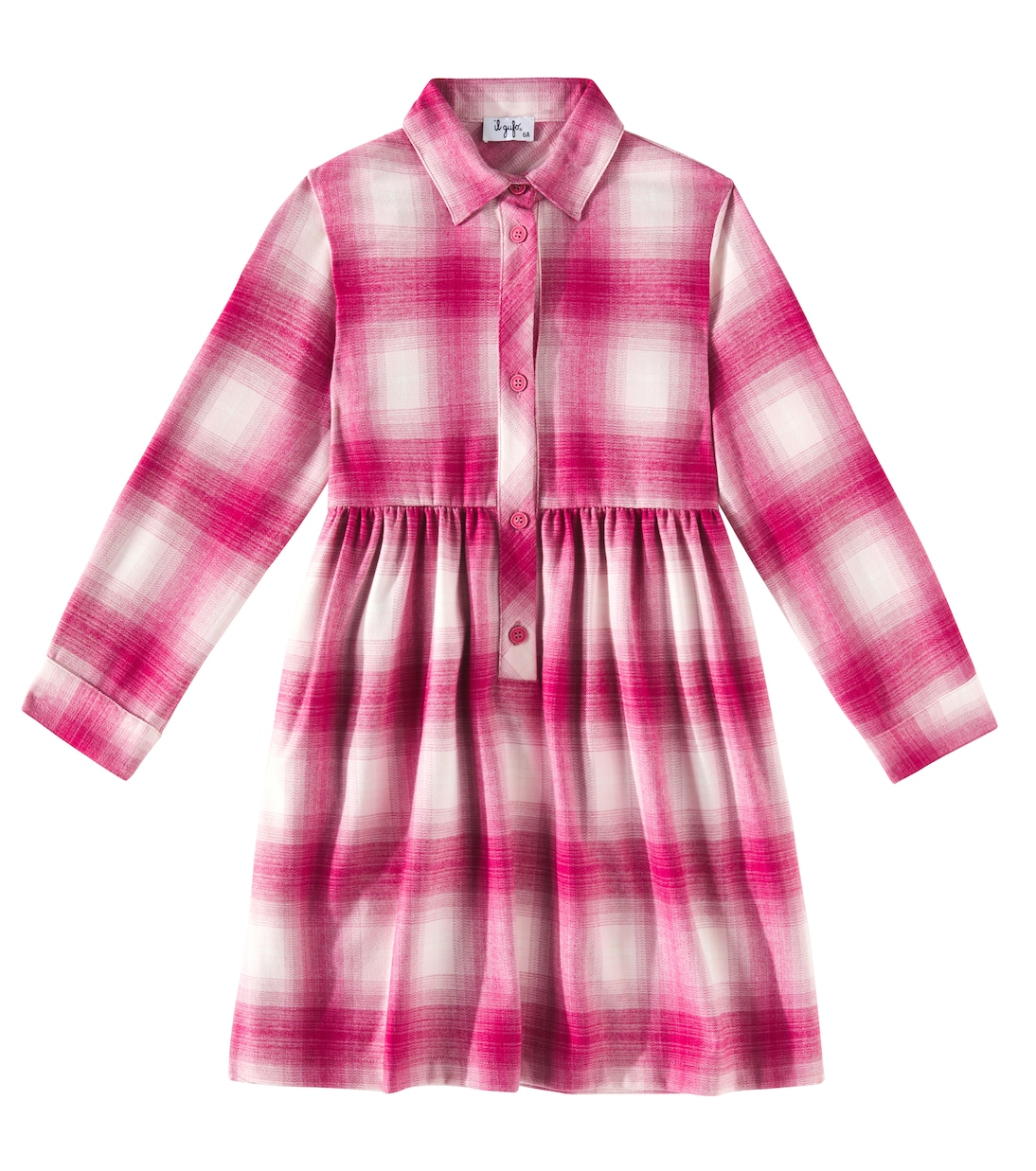 

Платье в клетку Il Gufo, Pink Heather