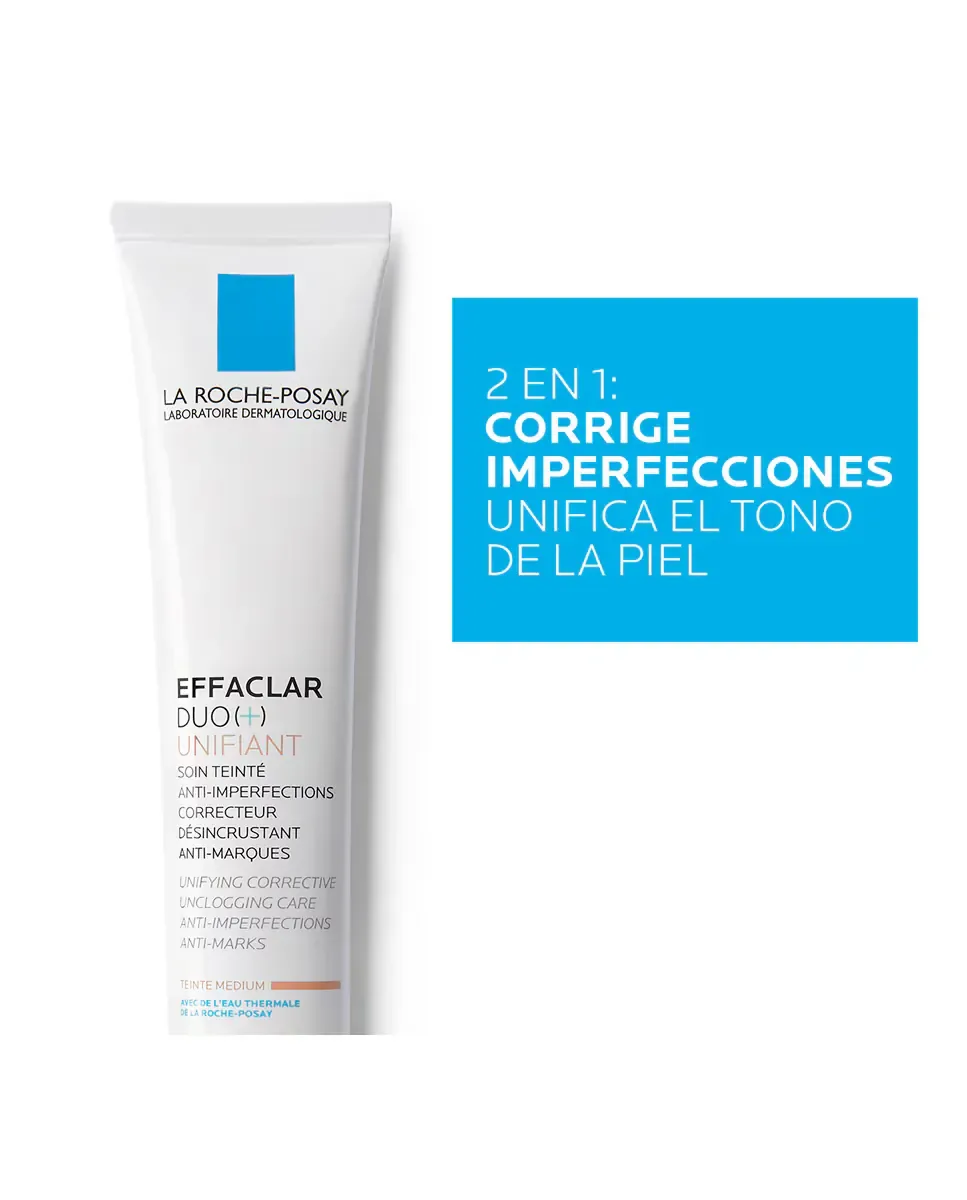 Тонированное средство против несовершенств и следов Effaclar Duo (+) 40 мл La Roche-Posay La Roche Posay, Tono Claro — фото 3
