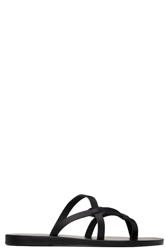 Черные сандалии Armos Ancient Greek Sandals