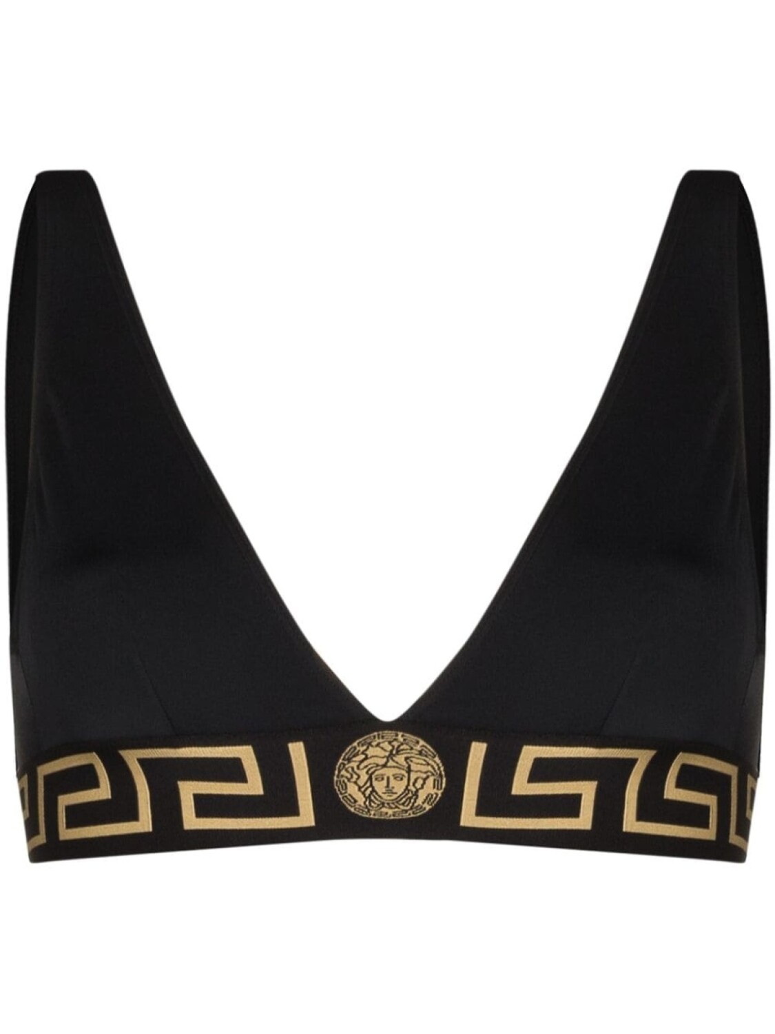 

Versace топ бикини с принтом Barocco, черный
