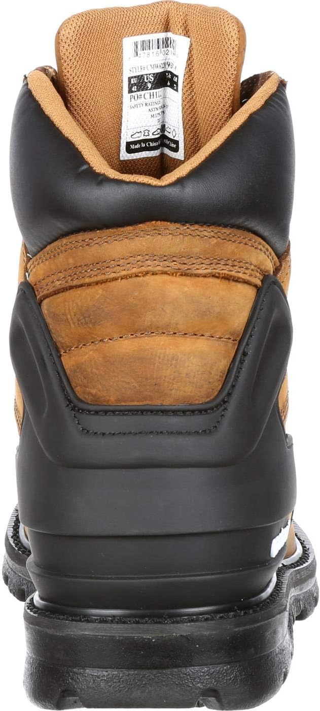 Carhartt Footwear CMW6220 6-дюймовые водонепроницаемые рабочие ботинки Bison, Bison Brown — фото 4