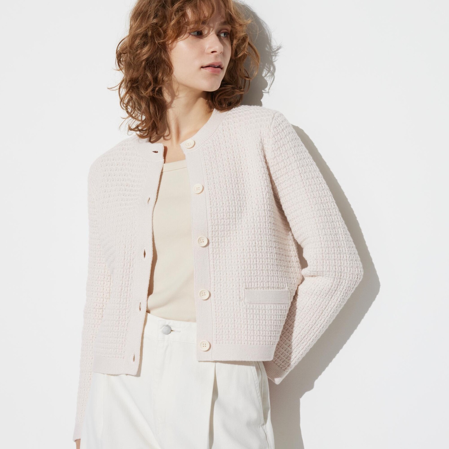

Куртка UNIQLO короткая, молочный, Белый, Куртка UNIQLO короткая, молочный