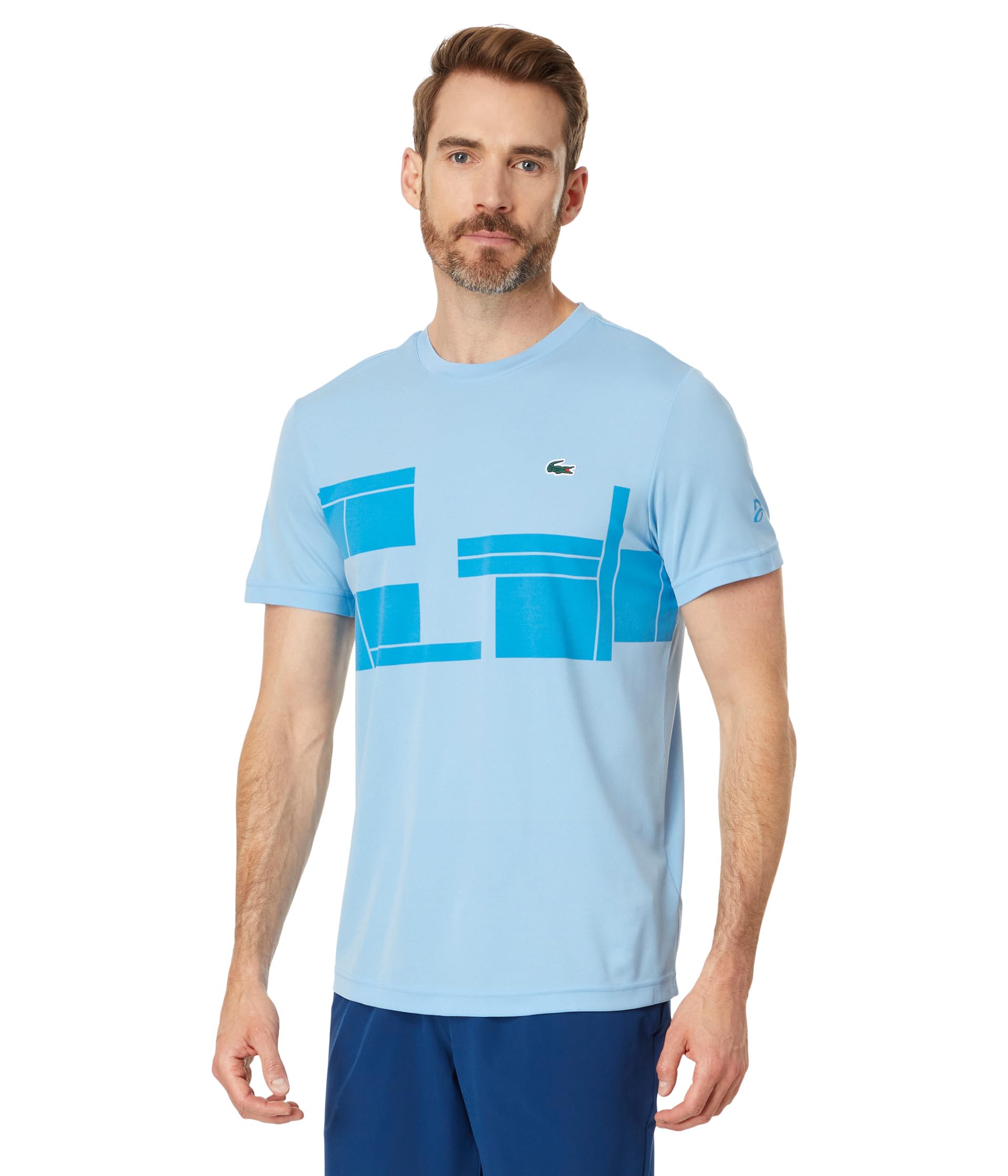 

Футболка Lacoste Lacoste Tennis x Novak Djokovic T-shirt, синий