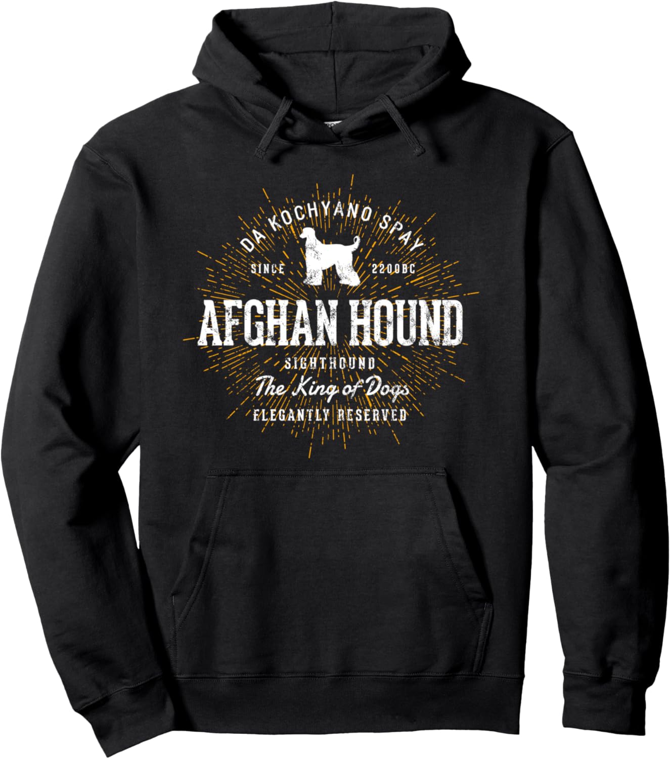 

Винтажная толстовка с капюшоном с изображением афганской борзой, черная Afghan Hound By Treaja, Черный, Винтажная толстовка с капюшоном с изображением афганской борзой, черная Afghan Hound By Treaja