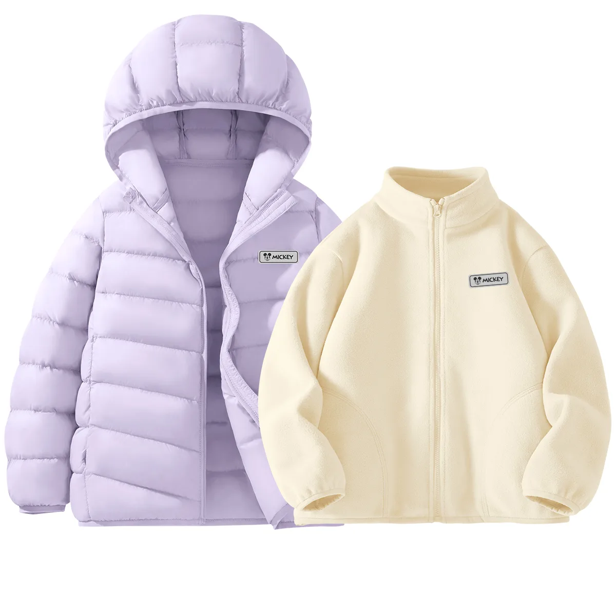 Детский топ Disney, Di H Square Hook-and-Loop K Taro Purple+Di H Square Hook-and-Loop K Ivory White