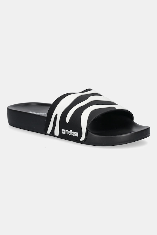 Шлепанцы Animal Print Slide Ad Melissa, черный