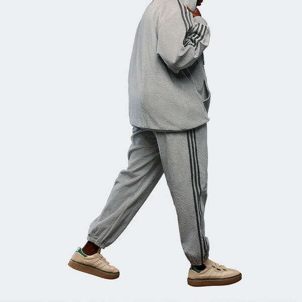Толстовка adidas originals x IVY PARK Crossover Side Stripe Loose Pullover Gray, серый — фото 4