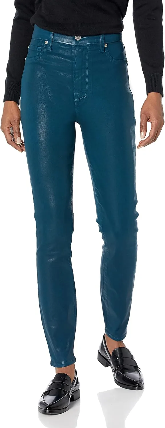 

7 For All Mankind Женские джинсы скинни с высокой посадкой