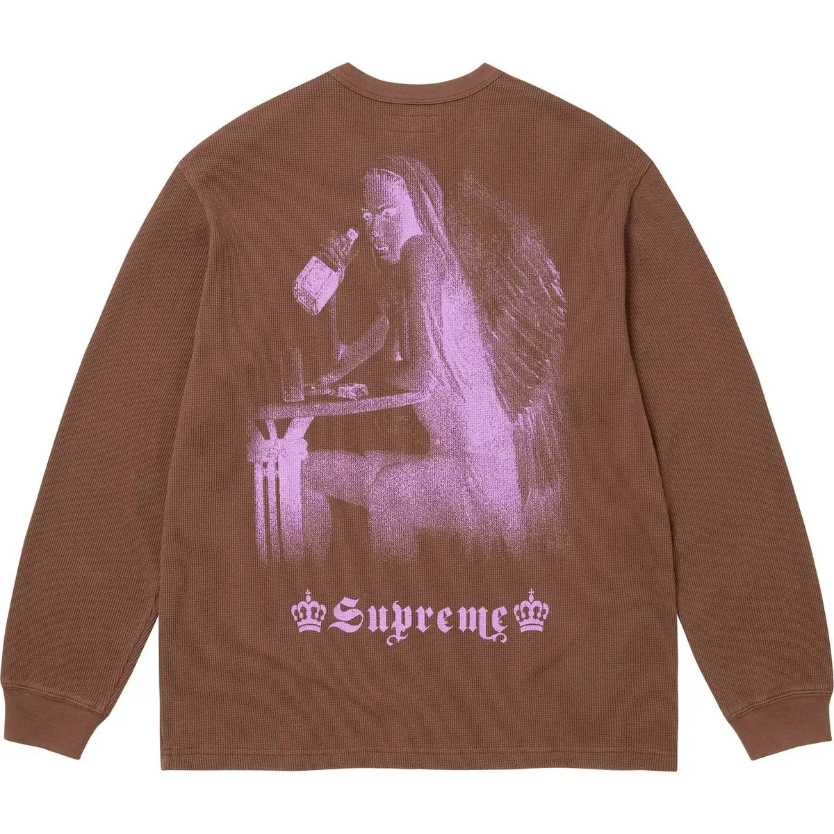 FW25 WEEK18 Футболка Angel Thermal Unisex Supreme, черный — фото 3