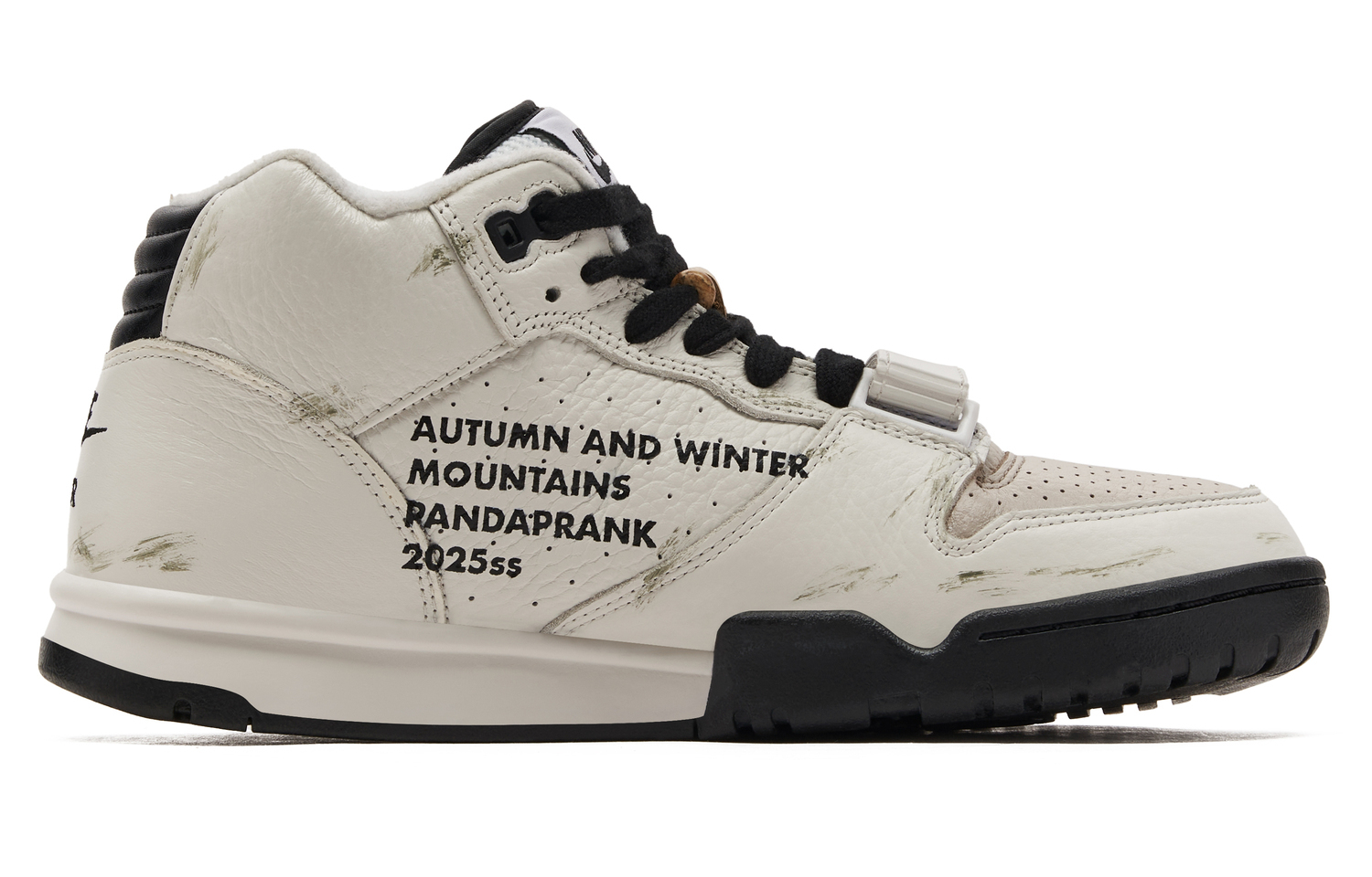 Nike Air Trainer 1 Антискользящие Износостойкие Высокие Тренировочные Кроссовки Мужские Бежево-Черные — фото 3