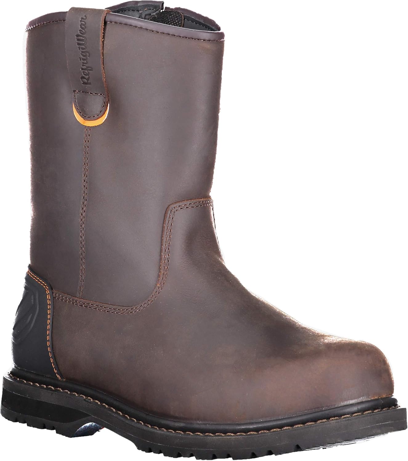 

Мужские ботинки RefrigiWear Barrier из кожи - водонепроницаемые, утепленные, противоскользящие, защита от электрических рисков, носок из композитного материала ASTM, VitaComfort, коричневый
