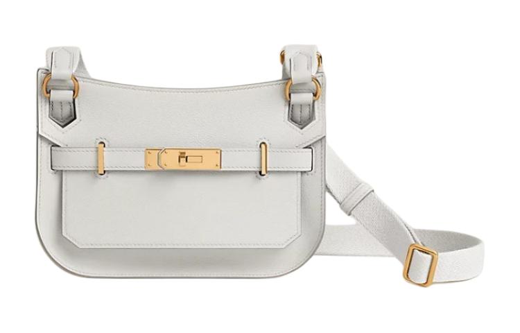 

HERMES Сумка Jypsiere Evercolor из телячьей кожи Gypsy, сумка через плечо, женская, белая