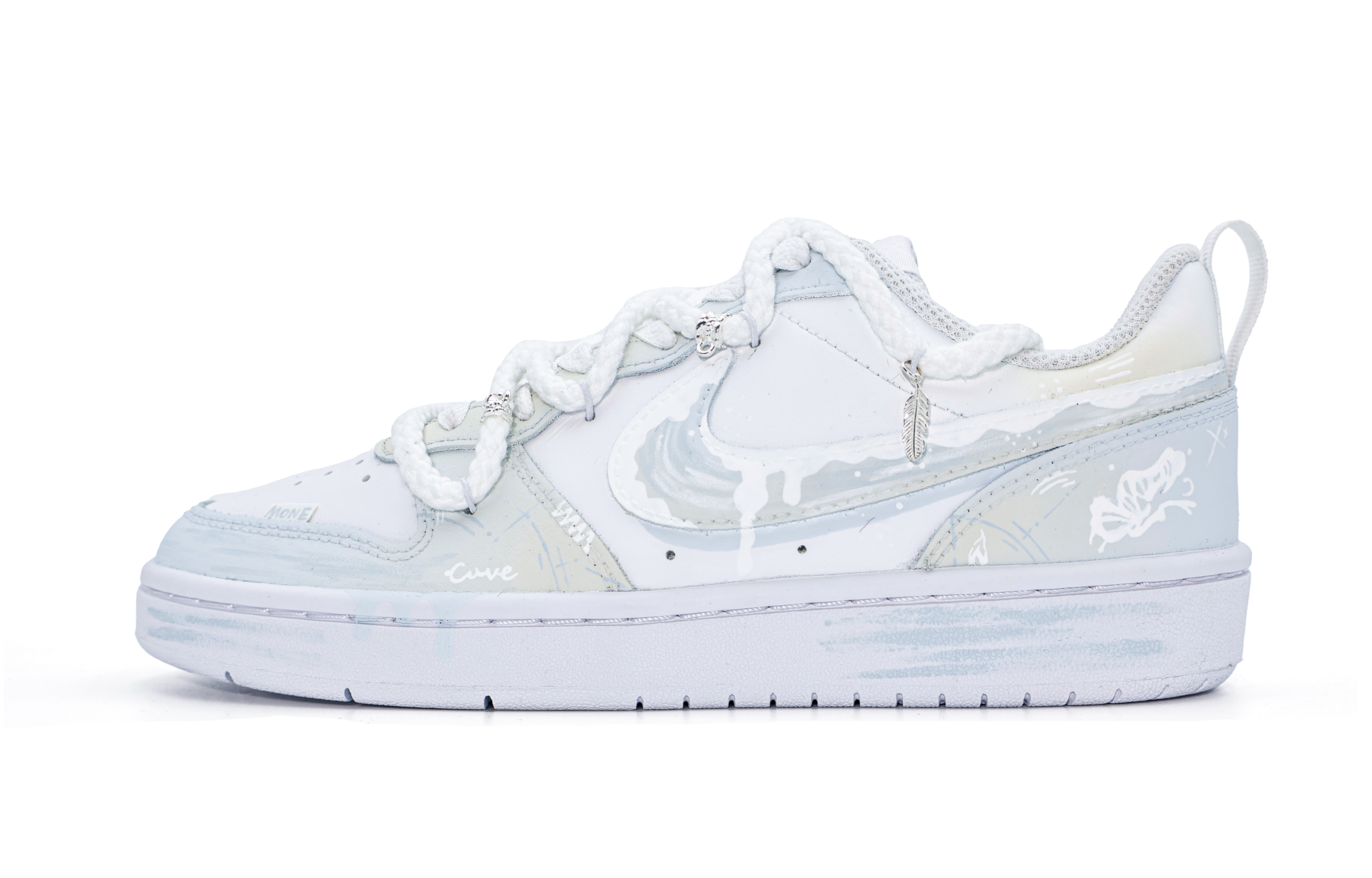 

Детские кроссовки для скейтбординга Court Borough2 Low 2 Low Top для подростков Nike, синий