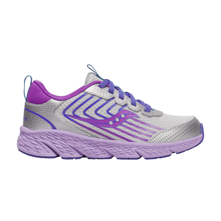 

Кроссовки Wind 3.0 Lace Big Kid 'Silver Purple', серебряный