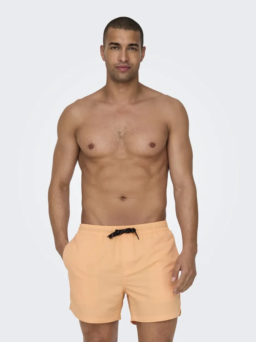 

Шорты для плавания ONLY & SONS "ONSTED LIFE SWIM SHORT GW 1832", оранжевый