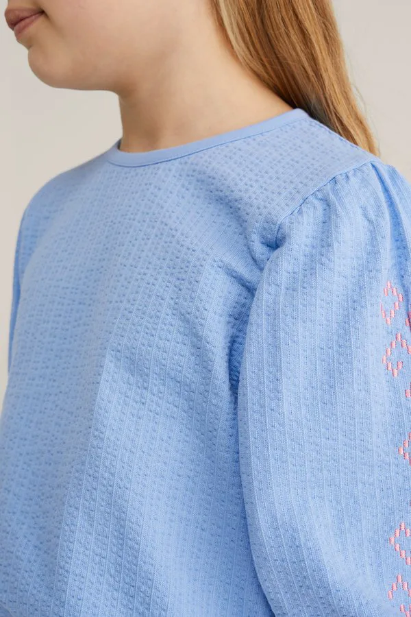 Футболка с принтом We Fashion, Blue — фото 2