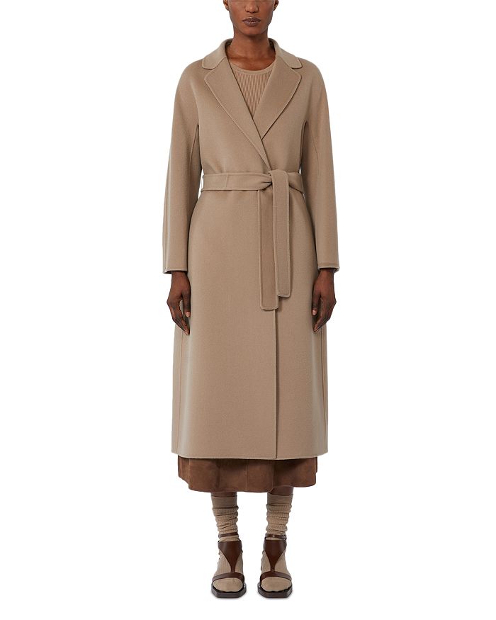 

Шерстяное пальто миди Max Mara, коричневый