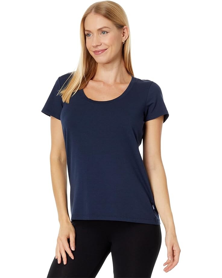 

Футболка L.L.Bean Petite Soft Stretch Supima, цвет Classic Navy