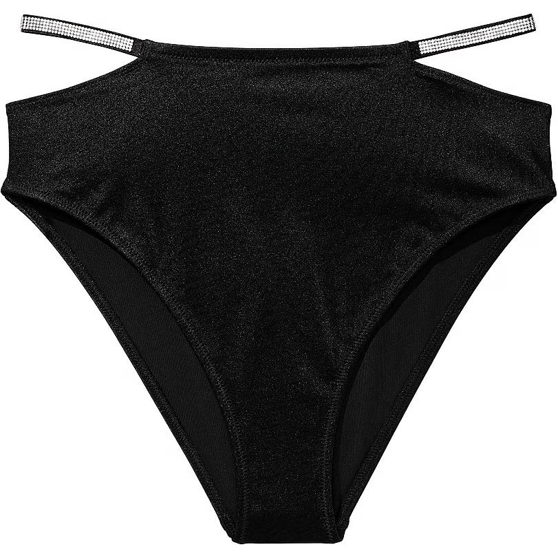 

Victoria's Secret Шорты для плавания Shine Strap High Waist Full Coverage Bikini Bottom/black