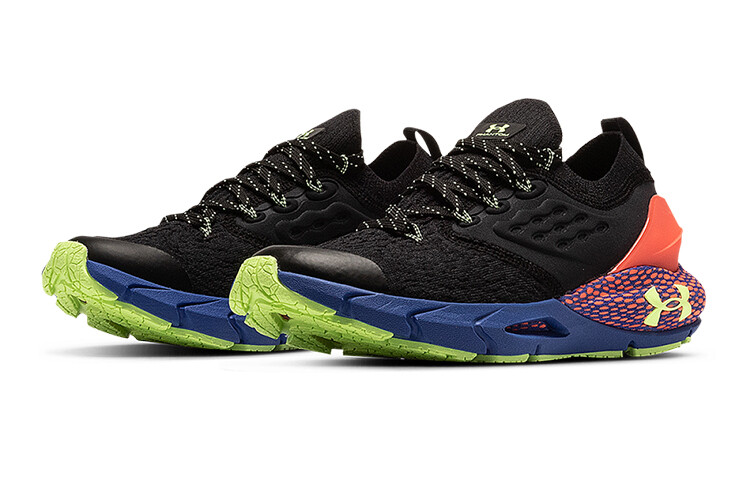 Детские кроссовки HOVR Phantom 2 GS Low-top черные/синие Under Armour — фото 3