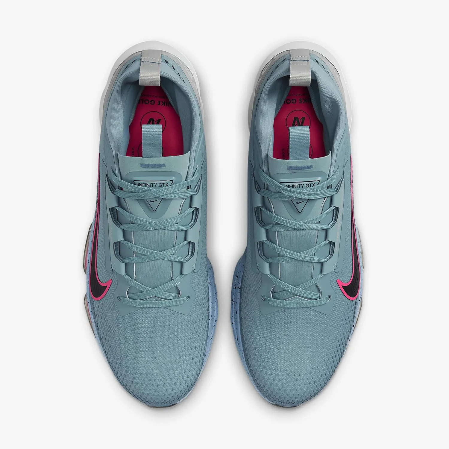 Мужские гольф-кроссовки Nike Infinity Tour 2 с Gore-TEX, розовый/черный — фото 4