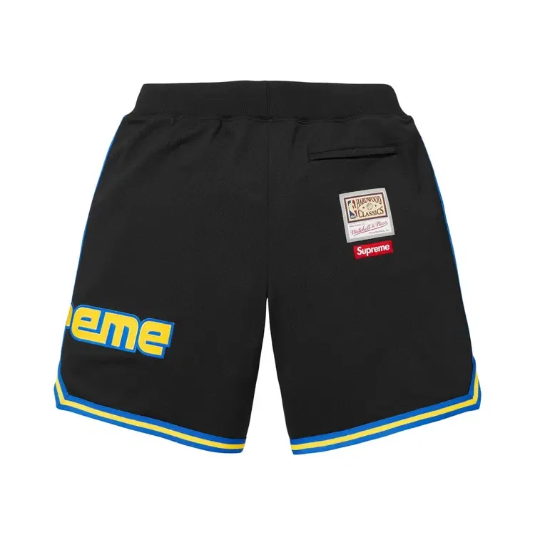 Шорты Supreme x Mitchell & Ness Teams Short, черный — фото 2
