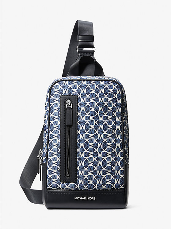 

Рюкзак-Слинг с логотипом Lautner Michael Kors, синий